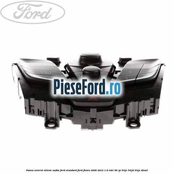 Panou contrul sistem audio Ford, standard Ford Fiesta 2008-2012 1.6 TDCi 90 cp HHJC, HHJD, HHJE diesel
