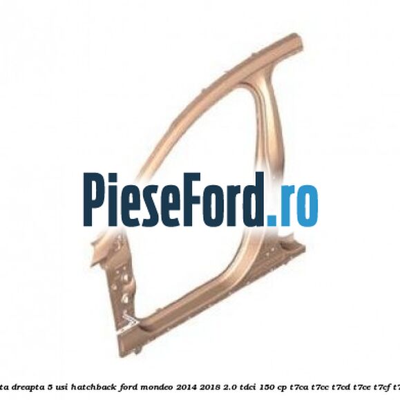 Panou fata dreapta 5 usi hatchback Ford Mondeo 2014-2018 2.0 TDCi 150 cp T7CA, T7CC, T7CD, T7CE, T7CF, T7CN diesel