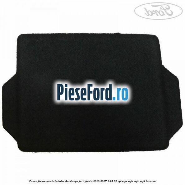 Panou fixare mocheta laterala stanga Ford Fiesta 2013-2017 1.25 82 cp SNJA, SNJB, SNJC, SNJD benzina