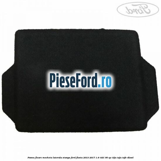 Panou fixare mocheta laterala stanga Ford Fiesta 2013-2017 1.6 TDCi 95 cp T3JA, TZJA, TZJB diesel