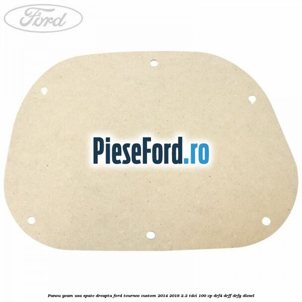 Panou geam usa spate dreapta Ford Tourneo Custom 2014-2018 2.2 TDCi 100 cp Panou geam usa spate dreapta Ford Tourneo Custom 2014-2018 2.2 TDCi 100 cp DRF4, DRFF, DRFG diesel