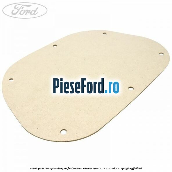 Panou geam usa spate dreapta Ford Tourneo Custom 2014-2018 2.2 TDCi 125 cp CYF4, CYFF diesel