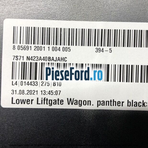 Panou hayon combi an 03/2007-12/2014 culoare panther black Ford Mondeo 2008-2014 2.0 TDCi 115 cp KLBA, LPBA, TYBA diesel