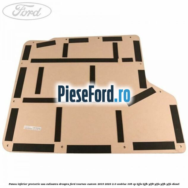 Panou inferior protectie usa culisanta dreapta Ford Tourneo Custom 2019-2023 2.0 EcoBlue 105 cp BJFA, BJFB, YLF6, YLFA, YLFB, YLFS diesel