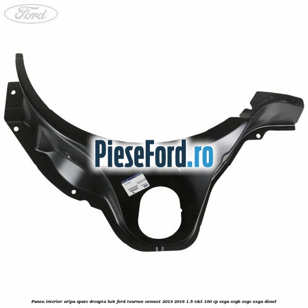 Panou interior aripa spate dreapta LWB Ford Tourneo Connect 2013-2018 1.5 TDCi 100 cp XVGA, XVGB, XVGC, XXGA diesel