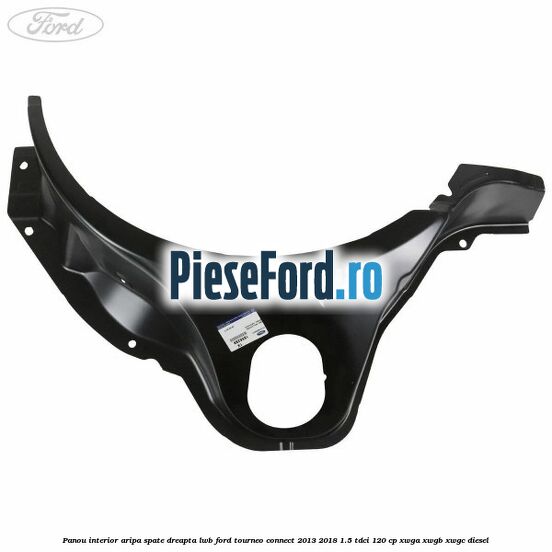 Panou interior aripa spate dreapta LWB Ford Tourneo Connect 2013-2018 1.5 TDCi 120 cp XWGA, XWGB, XWGC diesel