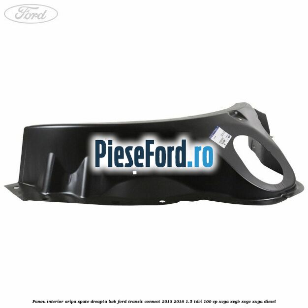 Panou interior aripa spate dreapta LWB Ford Transit Connect 2013-2018 1.5 TDCi 100 cp XVGA, XVGB, XVGC, XXGA diesel