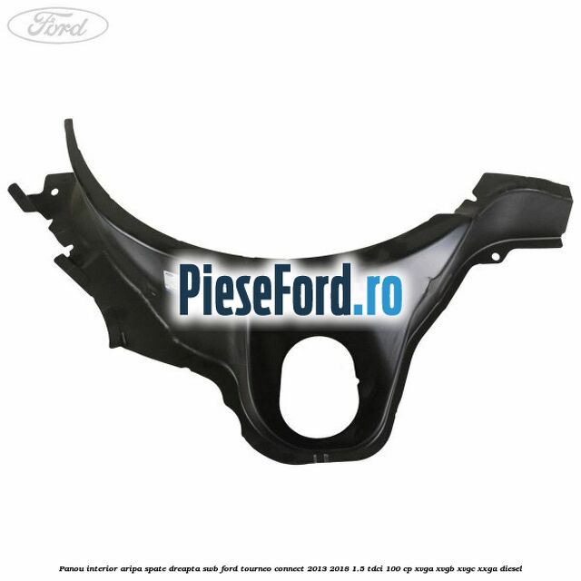 Panou interior aripa spate dreapta SWB Ford Tourneo Connect 2013-2018 1.5 TDCi 100 cp XVGA, XVGB, XVGC, XXGA diesel
