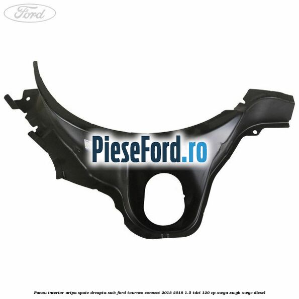Panou interior aripa spate dreapta SWB Ford Tourneo Connect 2013-2018 1.5 TDCi 120 cp XWGA, XWGB, XWGC diesel