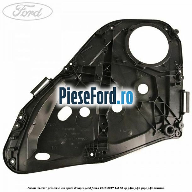 Panou interior protectie usa spate dreapta Ford Fiesta 2013-2017 1.0 80 cp P4JA, P4JB, P4JC, P4JD benzina