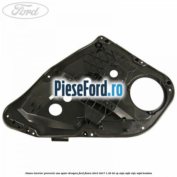 Panou interior protectie usa spate dreapta Ford Fiesta 2013-2017 1.25 82 cp SNJA, SNJB, SNJC, SNJD benzina