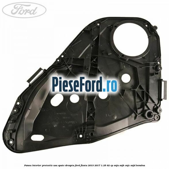 Panou interior protectie usa spate dreapta Ford Fiesta 2013-2017 1.25 82 cp SNJA, SNJB, SNJC, SNJD benzina