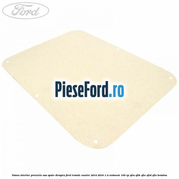 Panou interior protectie usa spate dreapta Ford Transit Courier 2014-2018 1.0 EcoBoost 100 cp SFCA, SFCB, SFCC, SFCD, SFCE benzina