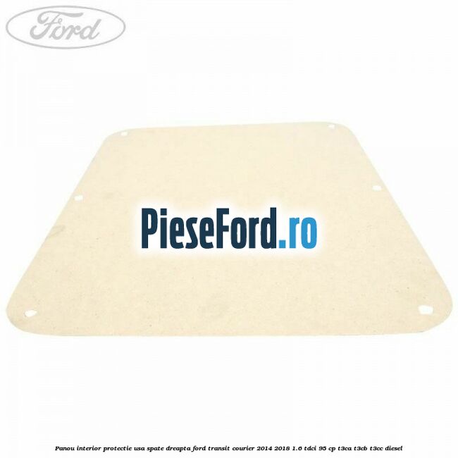 Panou interior protectie usa spate dreapta Ford Transit Courier 2014-2018 1.6 TDCi 95 cp T3CA, T3CB, T3CC diesel