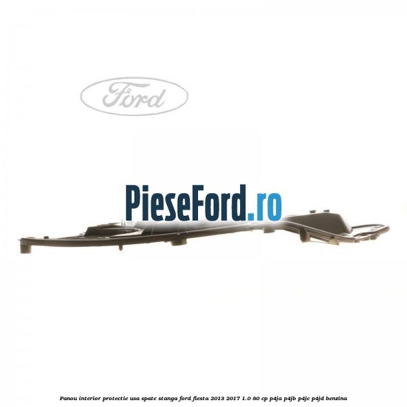 Panou interior protectie usa spate stanga Ford Fiesta 2013-2017 1.0 80 cp P4JA, P4JB, P4JC, P4JD benzina