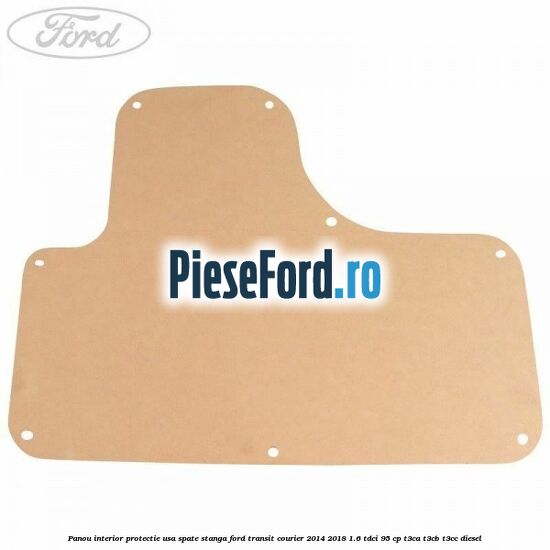 Panou interior protectie usa spate stanga Ford Transit Courier 2014-2018 1.6 TDCi 95 cp Panou interior protectie usa spate stanga Ford Transit Courier 2014-2018 1.6 TDCi 95 cp T3CA, T3CB, T3CC diesel