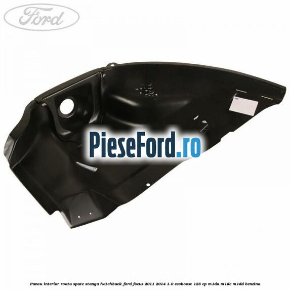 Panou interior roata spate stanga hatchback Ford Focus 2011-2014 1.0 EcoBoost 125 cp M1DA, M1DC, M1DD benzina