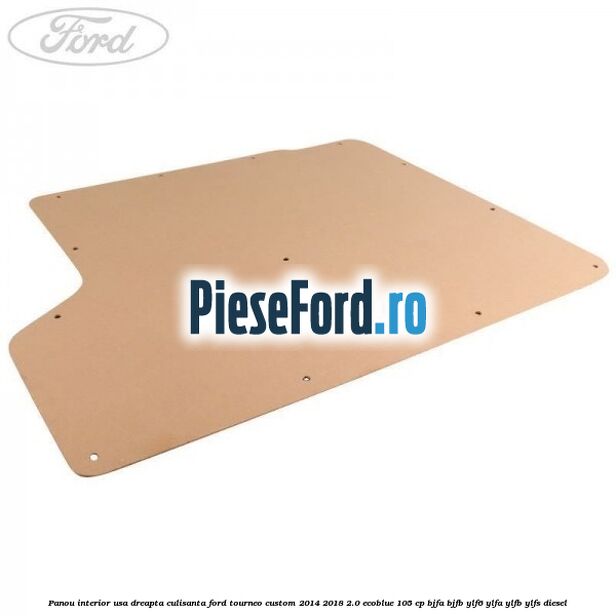 Panou interior usa dreapta culisanta Ford Tourneo Custom 2014-2018 2.0 EcoBlue 105 cp BJFA, BJFB, YLF6, YLFA, YLFB, YLFS diesel