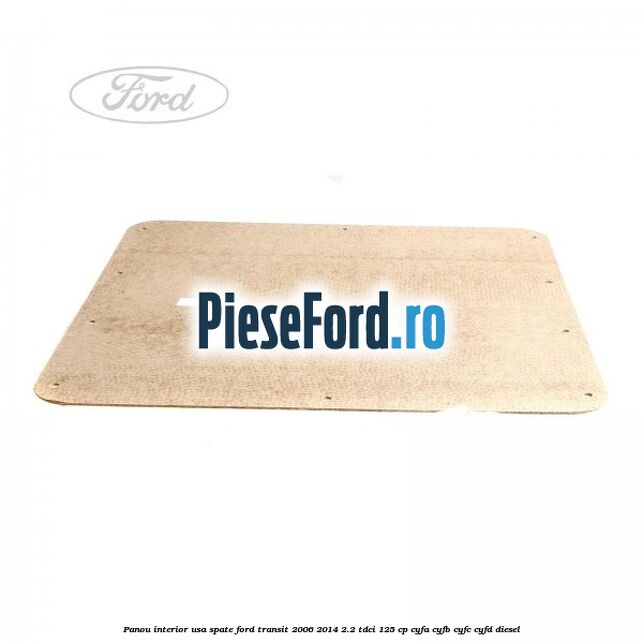 Panou interior usa spate Ford Transit 2006-2014 2.2 TDCi 125 cp CYFA, CYFB, CYFC, CYFD diesel