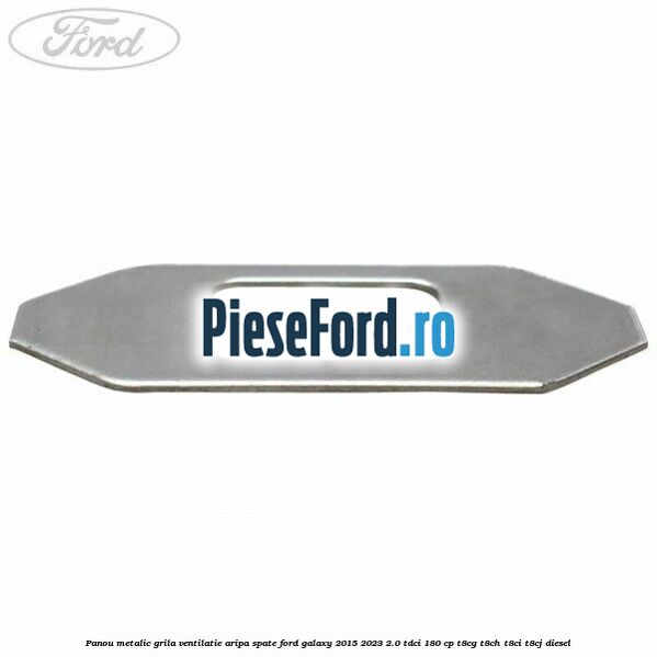 Panou metalic grila ventilatie aripa spate Ford Galaxy 2015-2023 2.0 TDCi 180 cp T8CG, T8CH, T8CI, T8CJ diesel