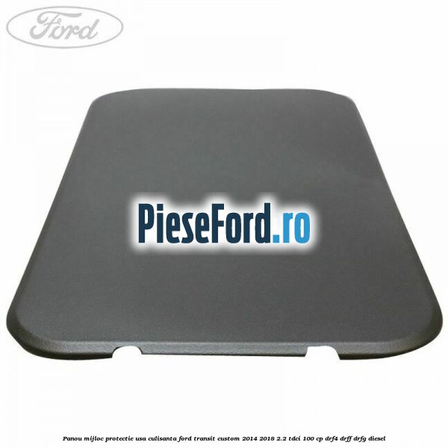 Panou mijloc protectie usa culisanta Ford Transit Custom 2014-2018 2.2 TDCi 100 cp DRF4, DRFF, DRFG diesel