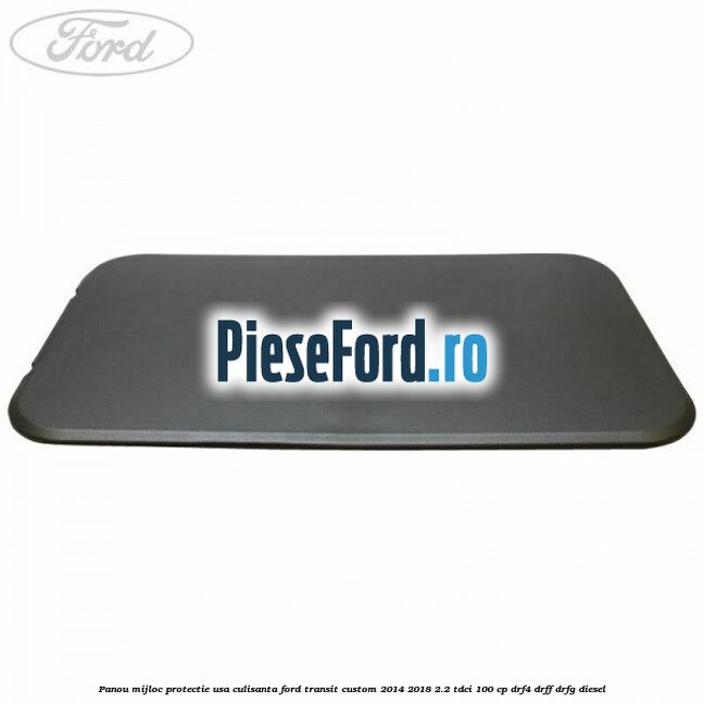 Panou mijloc protectie usa culisanta Ford Transit Custom 2014-2018 2.2 TDCi 100 cp DRF4, DRFF, DRFG diesel