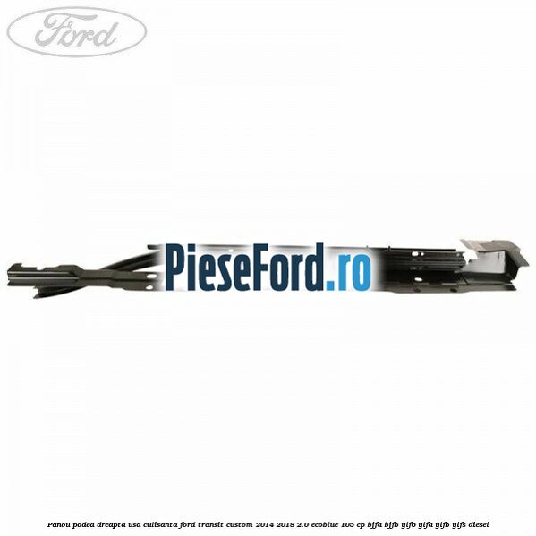 Panou podea dreapta usa culisanta Ford Transit Custom 2014-2018 2.0 EcoBlue 105 cp BJFA, BJFB, YLF6, YLFA, YLFB, YLFS diesel