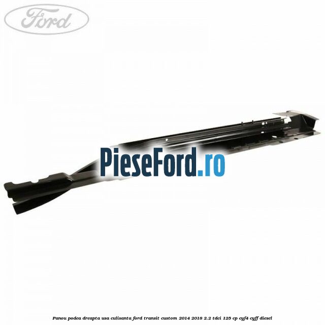 Panou podea dreapta usa culisanta Ford Transit Custom 2014-2018 2.2 TDCi 125 cp CYF4, CYFF diesel