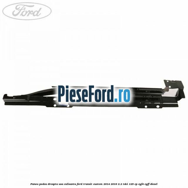 Panou podea dreapta usa culisanta Ford Transit Custom 2014-2018 2.2 TDCi 125 cp CYF4, CYFF diesel