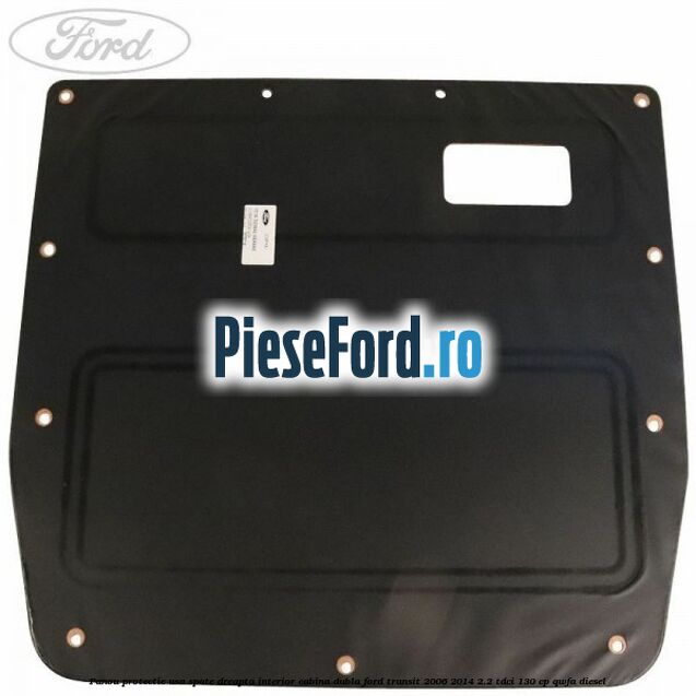 Panou protectie usa spate dreapta interior cabina dubla Ford Transit 2006-2014 2.2 TDCi 130 cp QWFA diesel