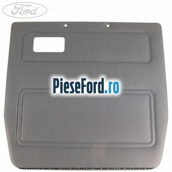 Panou protectie usa spate dreapta interior cabina dubla Ford Transit 2006-2014 2.4 TDCi 100 cp PHFA, PHFC diesel