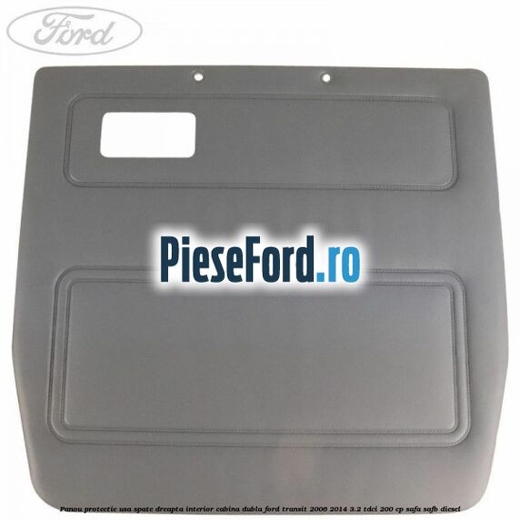 Panou protectie usa spate dreapta interior cabina dubla Ford Transit 2006-2014 3.2 TDCi 200 cp SAFA, SAFB diesel
