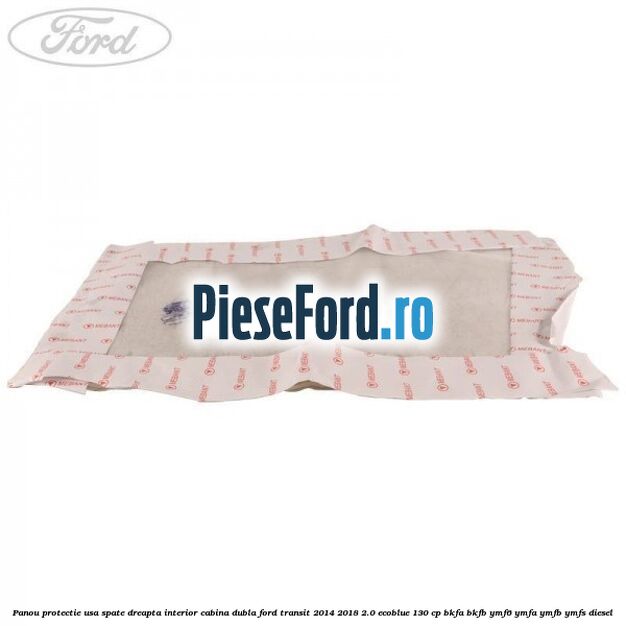 Panou protectie usa spate dreapta interior cabina dubla Ford Transit 2014-2018 2.0 EcoBlue 130 cp BKFA, BKFB, YMF6, YMFA, YMFB, YMFS diesel