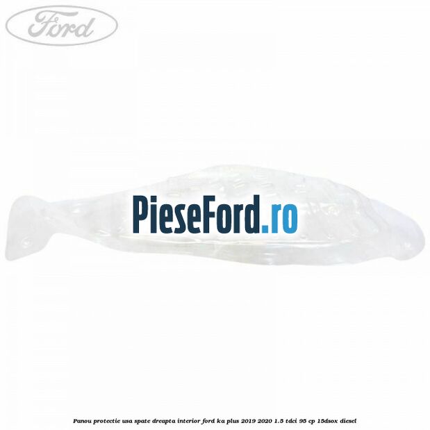 Panou protectie usa spate dreapta interior Ford Ka plus 2019-2020 1.5 TDCI 95 cp 15DSOX diesel