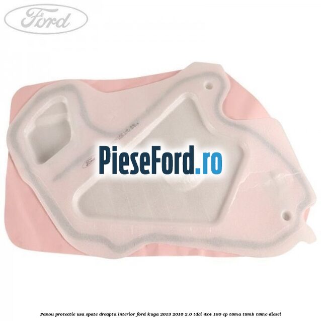 Panou protectie usa spate dreapta interior Ford Kuga 2013-2016 2.0 TDCi 4x4 180 cp T8MA, T8MB, T8MC diesel