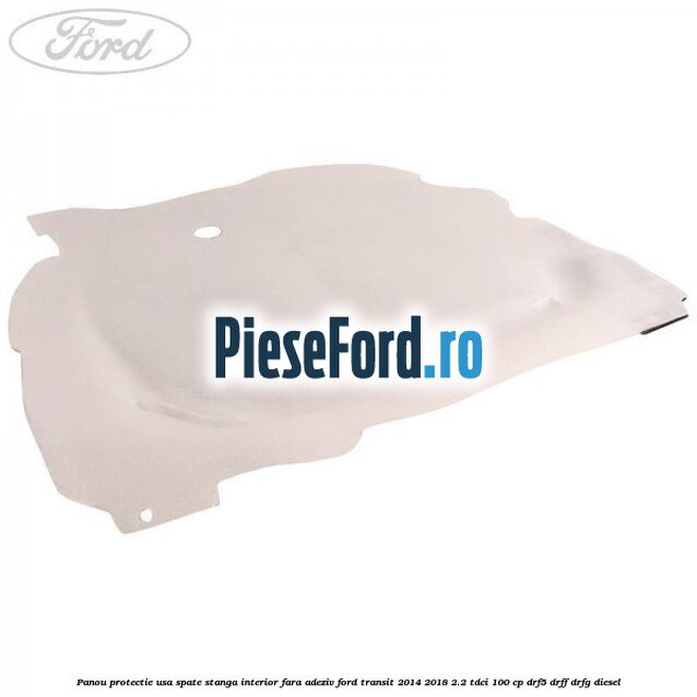 Panou protectie usa spate stanga interior fara adeziv Ford Transit 2014-2018 2.2 TDCi 100 cp DRF5, DRFF, DRFG diesel