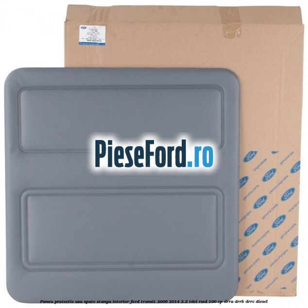 Panou protectie usa spate stanga interior Ford Transit 2006-2014 2.2 TDCi RWD 100 cp DRRA, DRRB, DRRC diesel