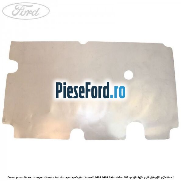 Panou protectie usa stanga culisanta interior spre spate Ford Transit 2019-2023 2.0 EcoBlue 105 cp BJFA, BJFB, YLF6, YLFA, YLFB, YLFS diesel