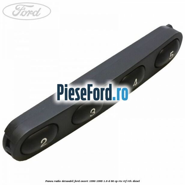 Panou radio detasabil Ford Escort 1990-1995 1.8 D 60 cp RTE, RTF, RTH diesel