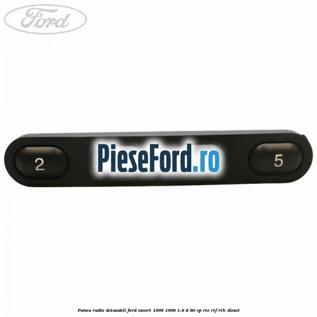 Panou radio detasabil Ford Escort 1995-1998 1.8 D 60 cp RTE, RTF, RTH diesel