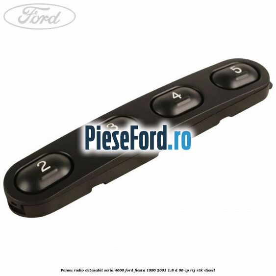 Panou radio detasabil seria 4000 Ford Fiesta 1996-2001 1.8 D 60 cp RTJ, RTK diesel