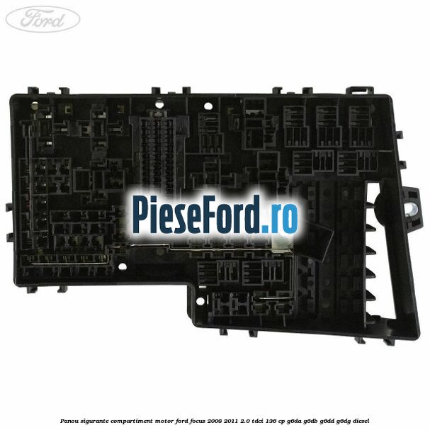 Panou sigurante compartiment motor Ford Focus 2008-2011 2.0 TDCi 136 cp G6DA, G6DB, G6DD, G6DG diesel