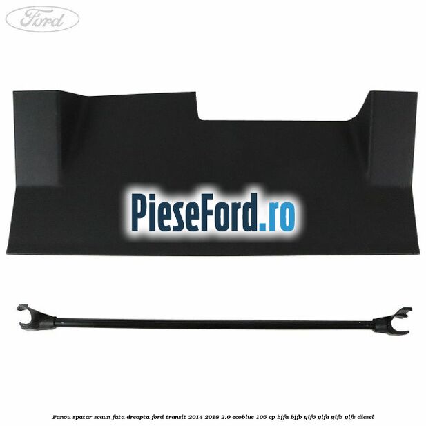 Panou spatar scaun fata dreapta Ford Transit 2014-2018 2.0 EcoBlue 105 cp BJFA, BJFB, YLF6, YLFA, YLFB, YLFS diesel