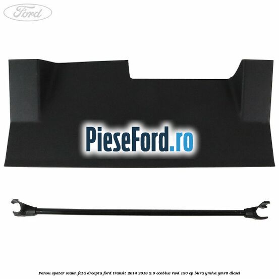 Panou spatar scaun fata dreapta Ford Transit 2014-2018 2.0 EcoBlue RWD 130 cp BKRA, YMHA, YMR6 diesel