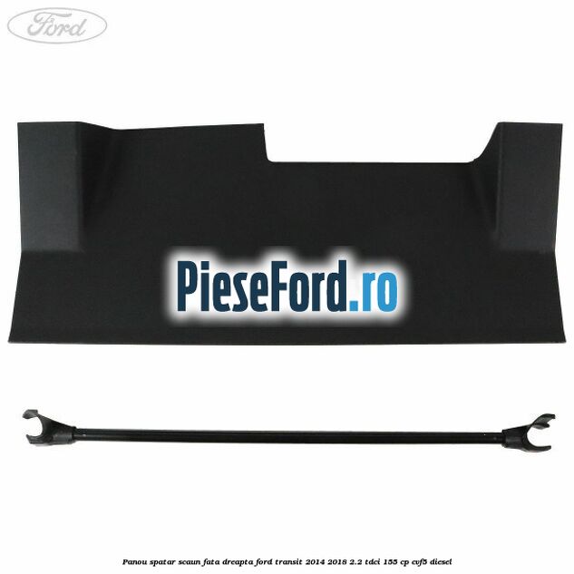 Panou spatar scaun fata dreapta Ford Transit 2014-2018 2.2 TDCi 155 cp CVF5 diesel