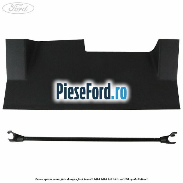 Panou spatar scaun fata dreapta Ford Transit 2014-2018 2.2 TDCi RWD 135 cp UHR5 diesel