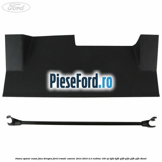 Panou spatar scaun fata dreapta Ford Transit Custom 2014-2018 2.0 EcoBlue 105 cp BJFA, BJFB, YLF6, YLFA, YLFB, YLFS diesel