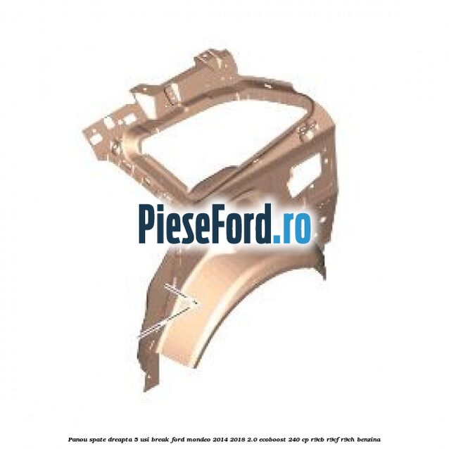 Panou spate dreapta 5 usi break Ford Mondeo 2014-2018 2.0 EcoBoost 240 cp R9CB, R9CF, R9CH benzina