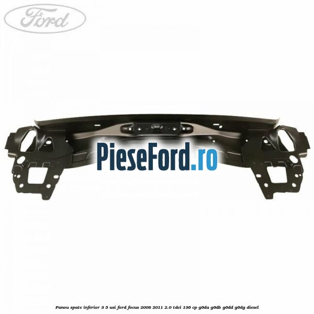 Panou spate inferior 3/5 usi Ford Focus 2008-2011 2.0 TDCi 136 cp G6DA, G6DB, G6DD, G6DG diesel