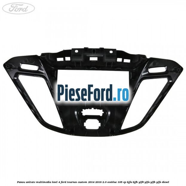 Panou unitate multimedia level 4 Ford Tourneo Custom 2014-2018 2.0 EcoBlue 105 cp BJFA, BJFB, YLF6, YLFA, YLFB, YLFS diesel